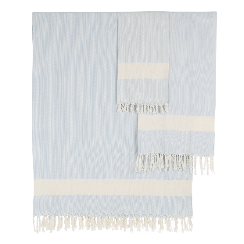 Balik gæstehåndklæde, lyseblå