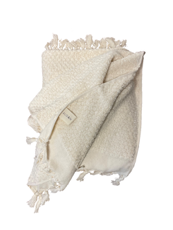 Ahududu gæstehåndklæde, råhvid
